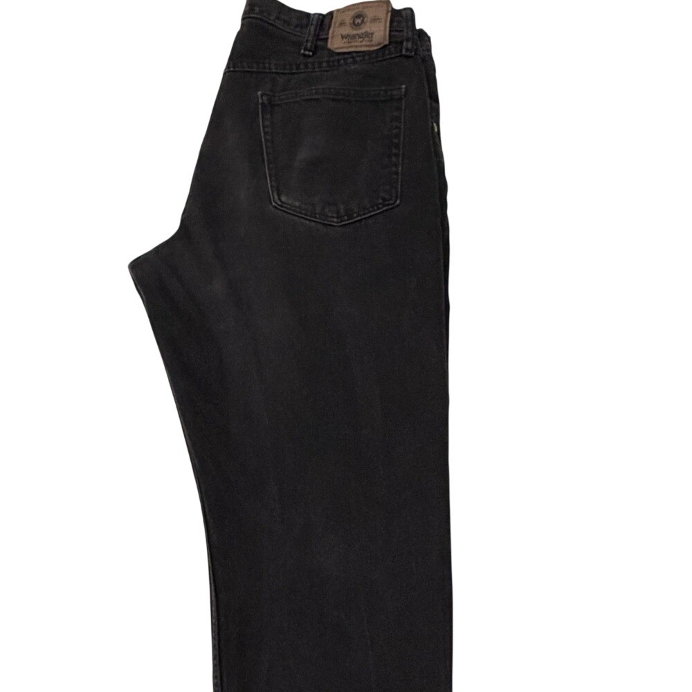 Wrangler Men's Dark Gray Straight‎ Jeans